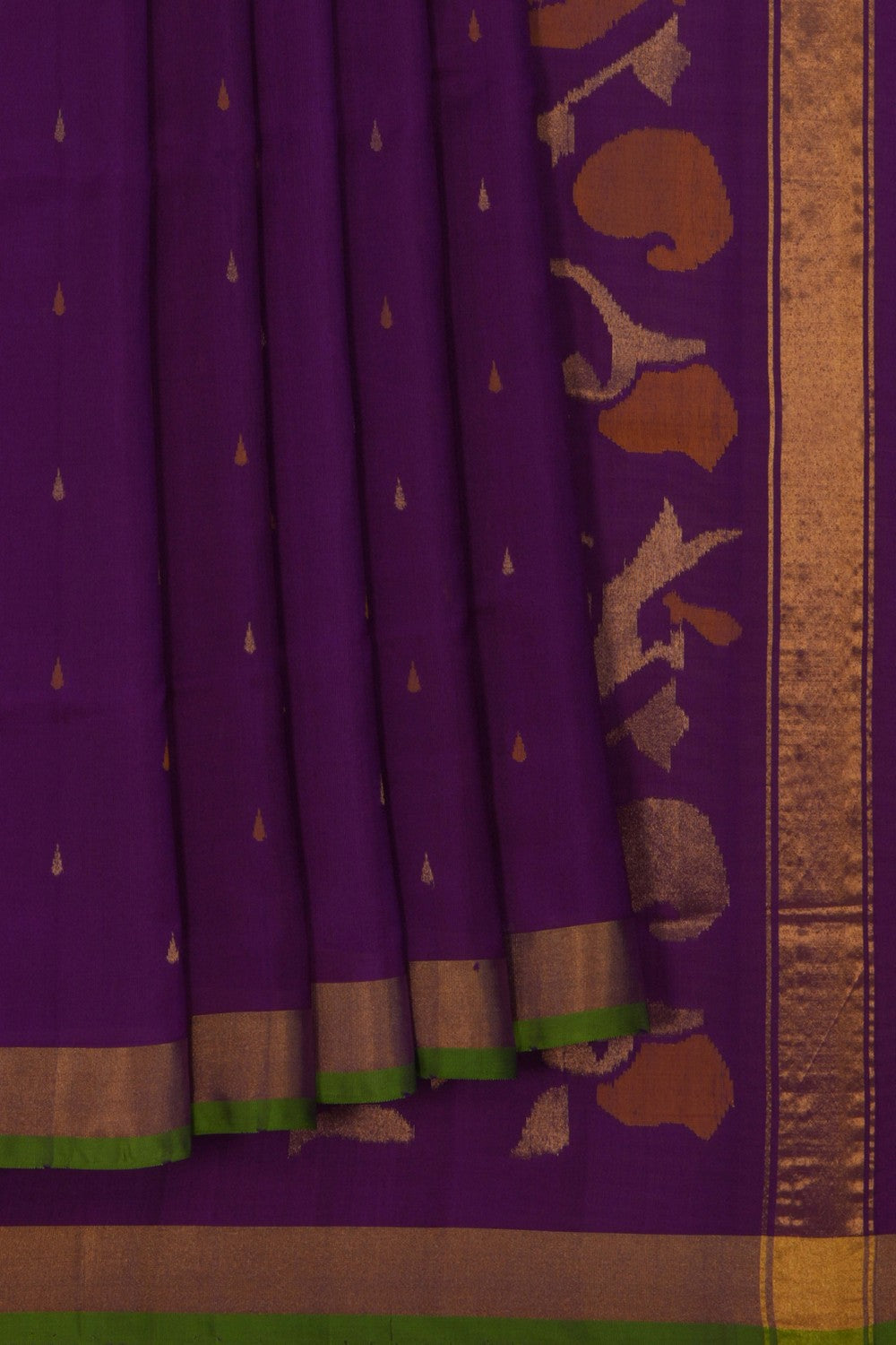 Image of Uppada Silk Purple Saree