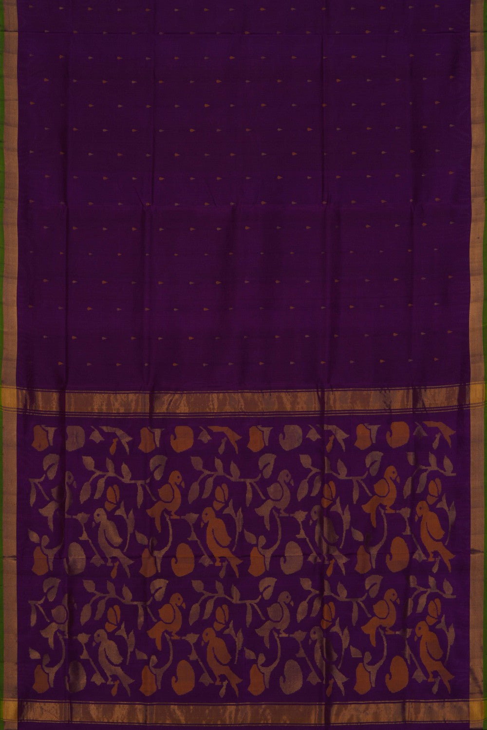 Image of Uppada Silk Purple Saree