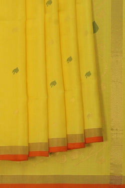 Image of Uppada Silk Yellow Saree