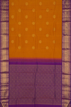 Image of Arani Silk Mustard Saree