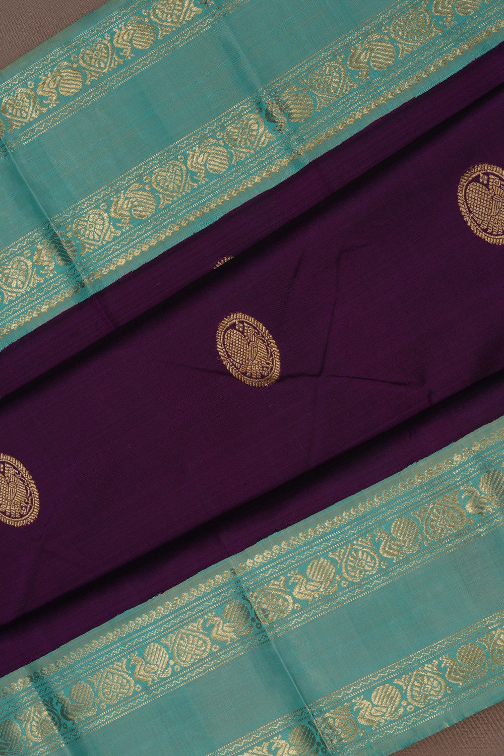 Image of Arani Silk Violet Saree