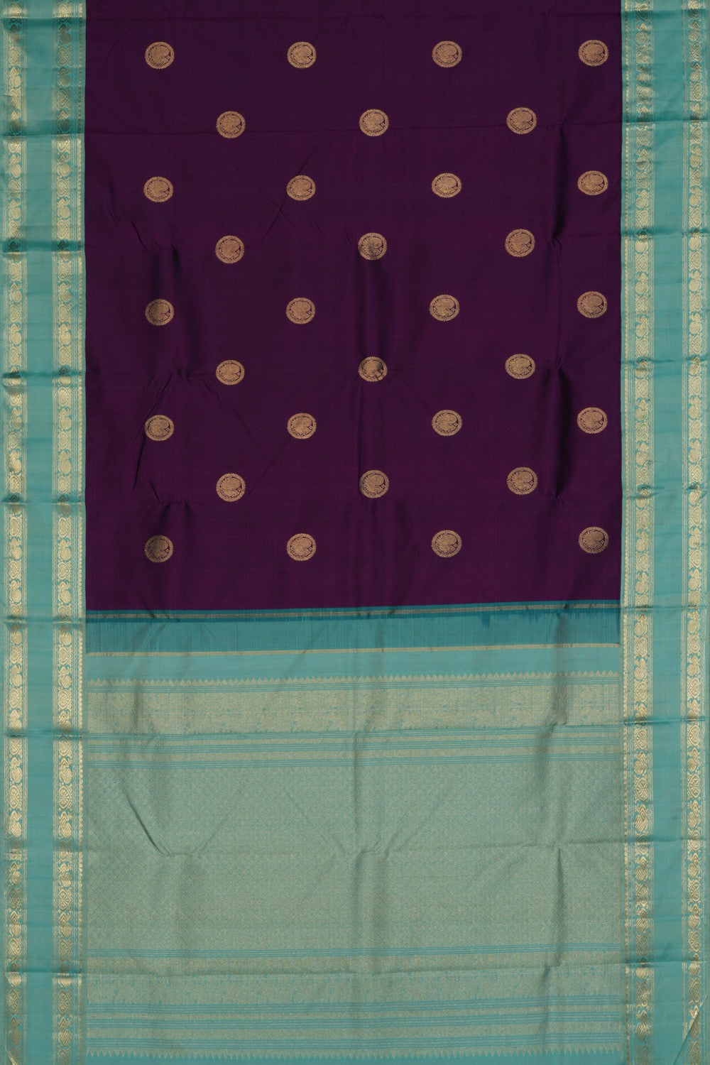 Arani Silk Violet Saree
