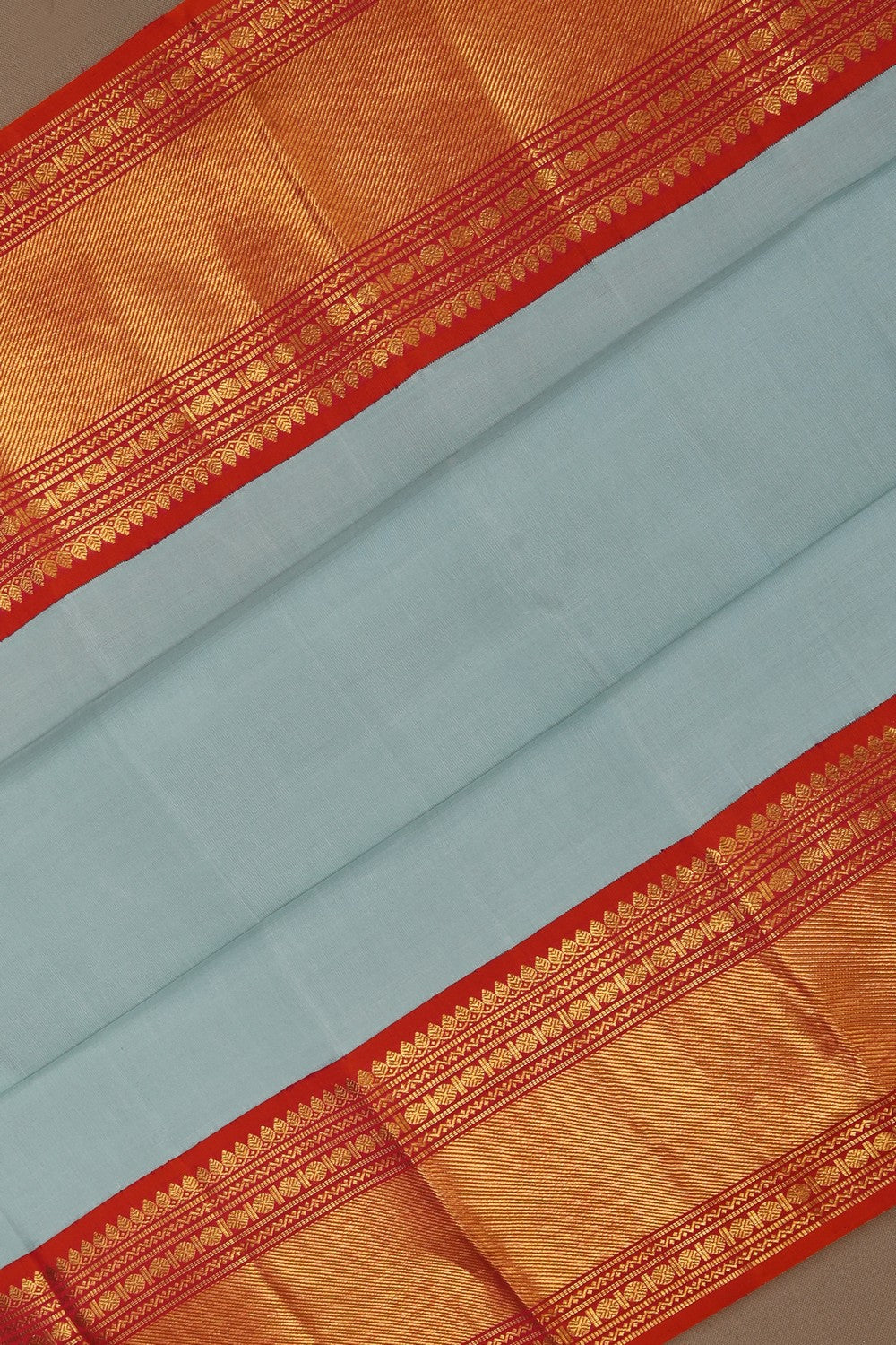 Image of Arani Silk Smoky Grey Saree