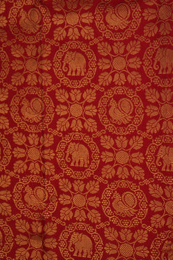 Image of Kanchipattu Brocade Red Saree