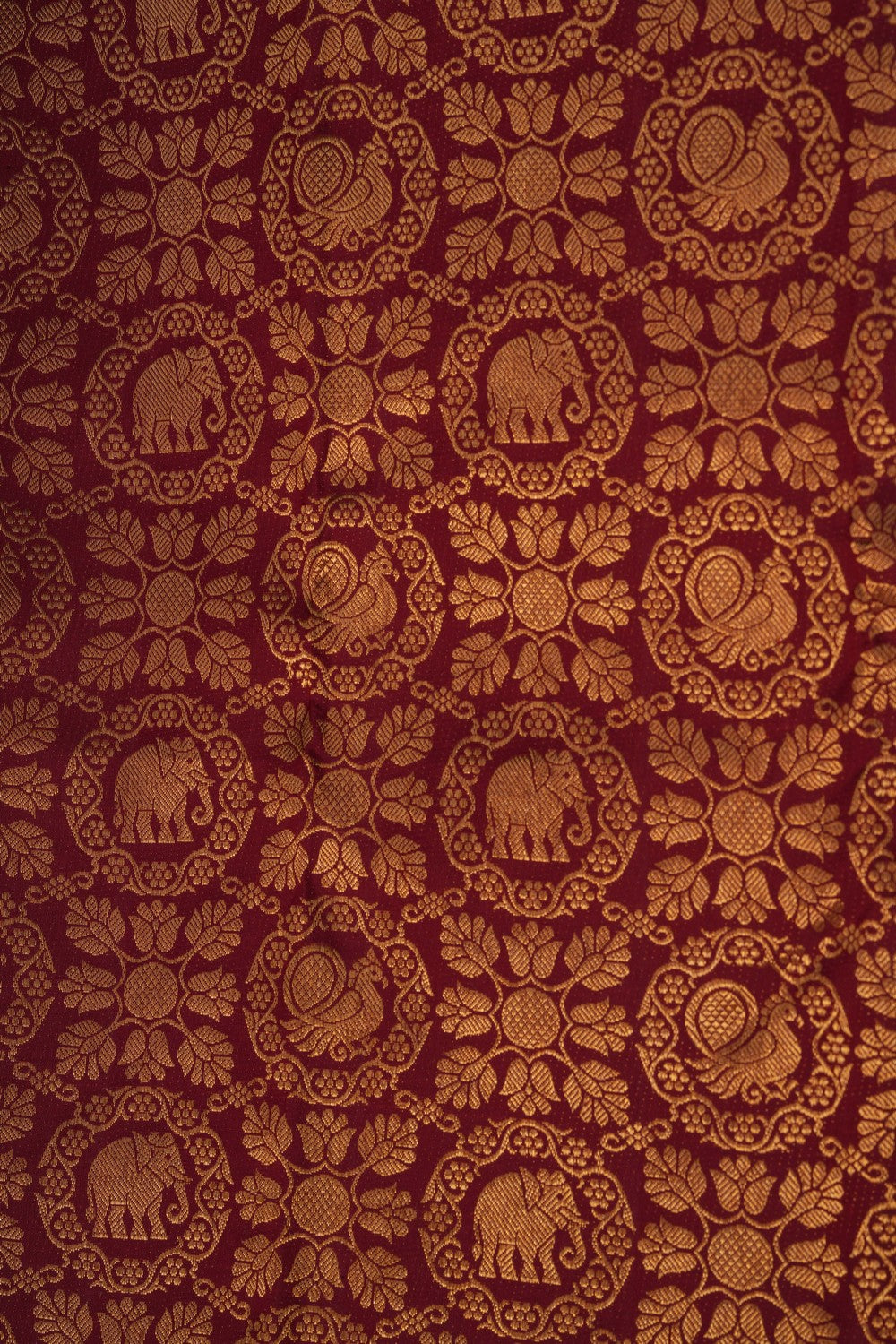 Kanchipattu Brocade Maroon Saree
