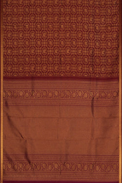 Image of Kanchipattu Brocade Maroon Saree