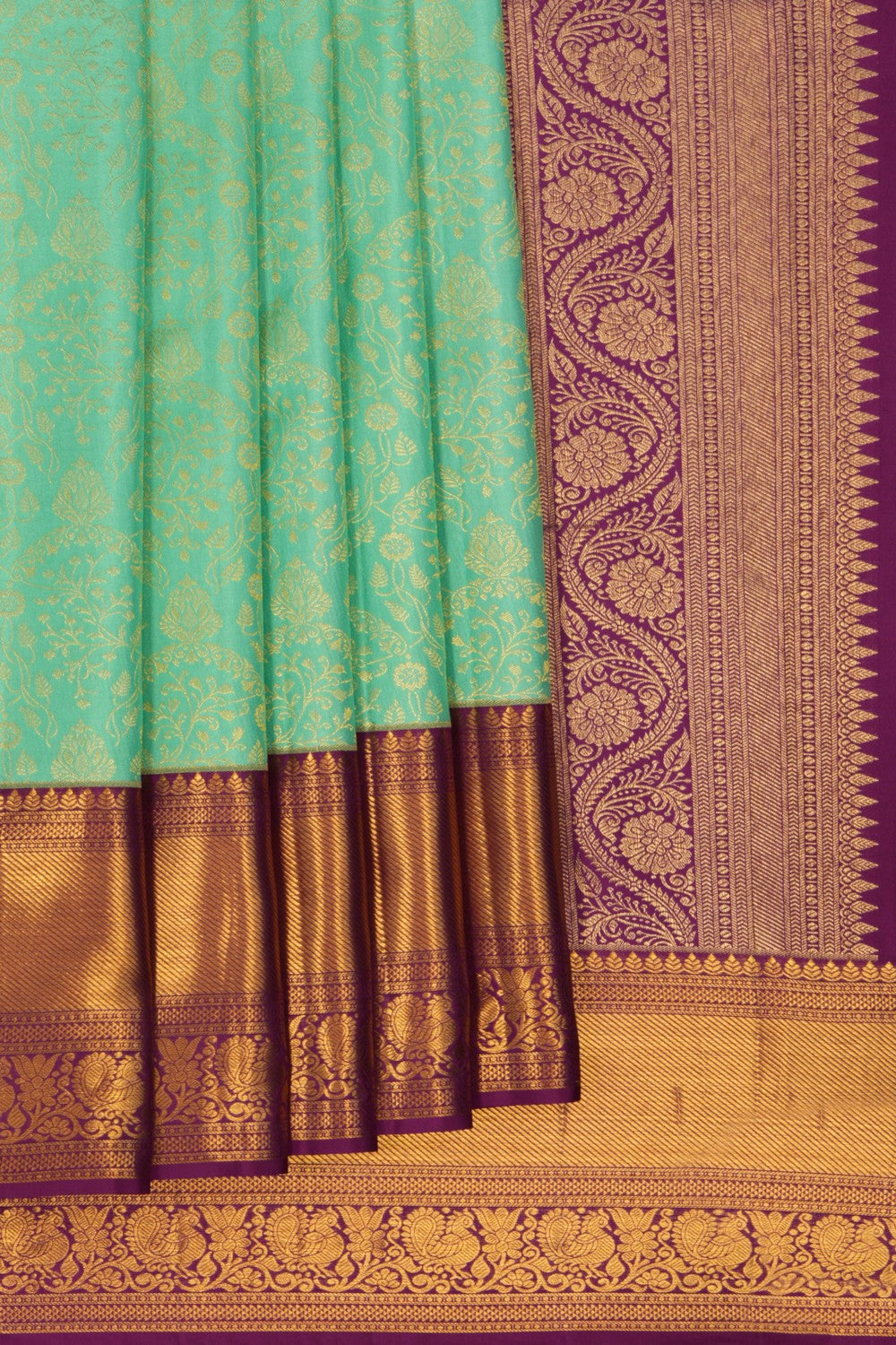Image of Kanchipattu Brocade Green Saree