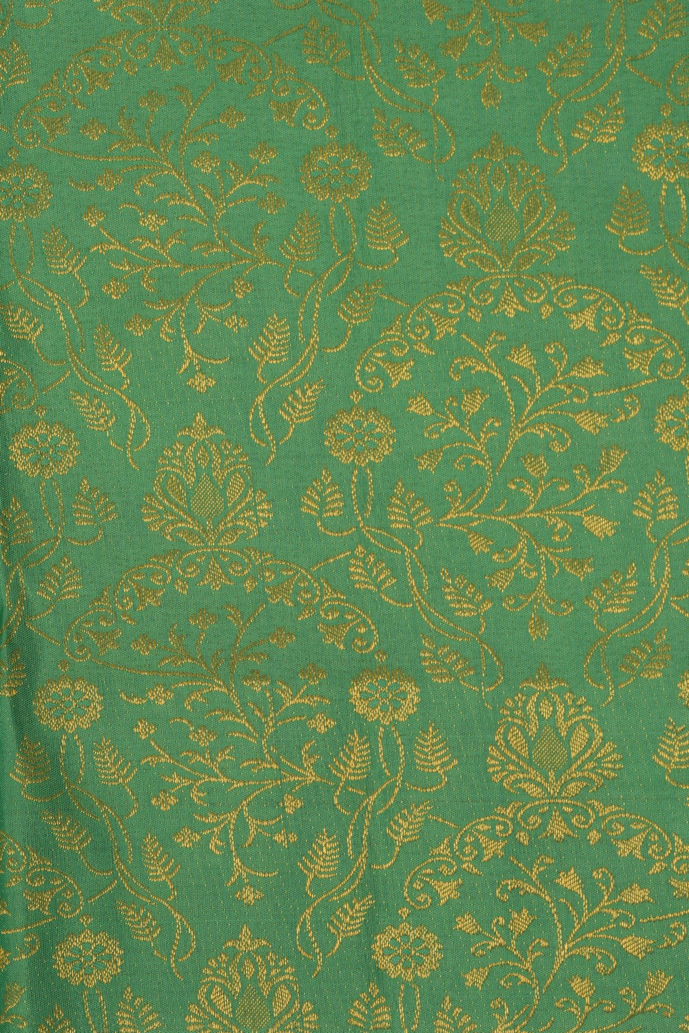 Kanchipattu Brocade Green Saree