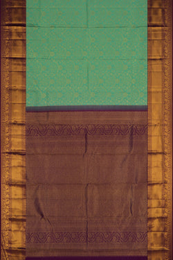 Image of Kanchipattu Brocade Green Saree