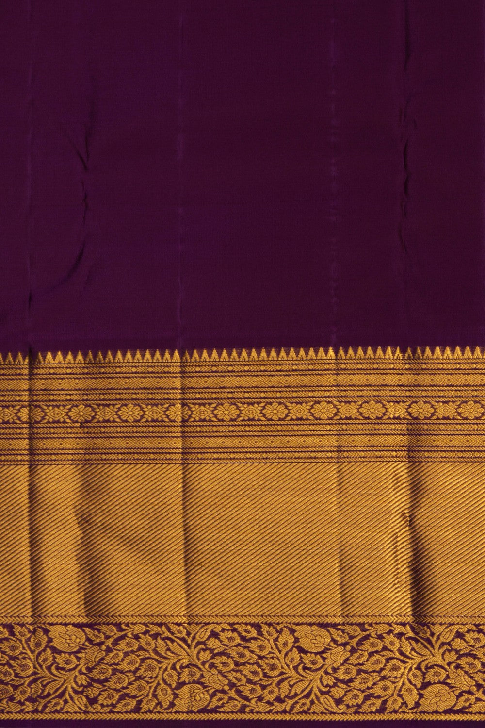 Image of Kanchipattu Brocade Orange Saree