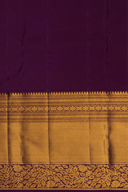 Image of Kanchipattu Brocade Orange Saree