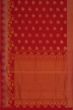 Image of Kanchipattu Brocade Red Saree