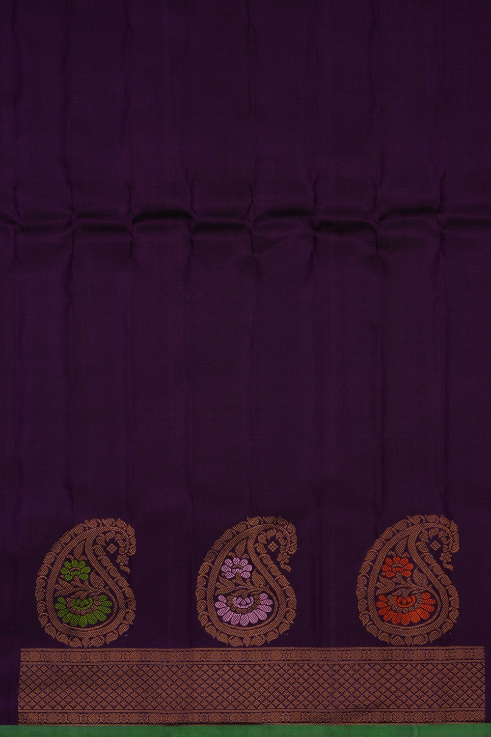 Gadwal Silk Violet Saree