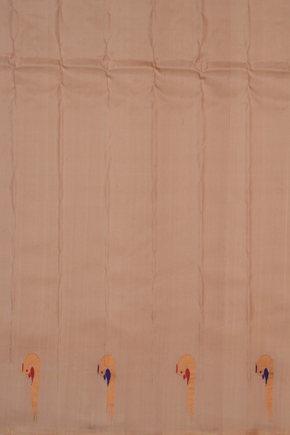 Image of Gadwal Silk Red Saree