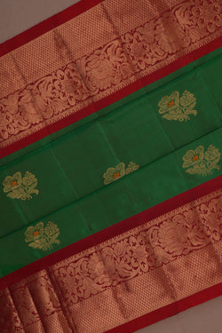 Image of Kanchipattu Green Saree