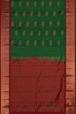 Image of Kanchipattu Green Saree
