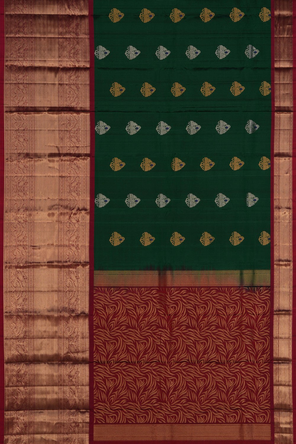 Image of Kanchipattu Green Saree
