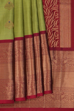 Image of Kanchipattu Green Saree