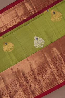 Image of Kanchipattu Green Saree