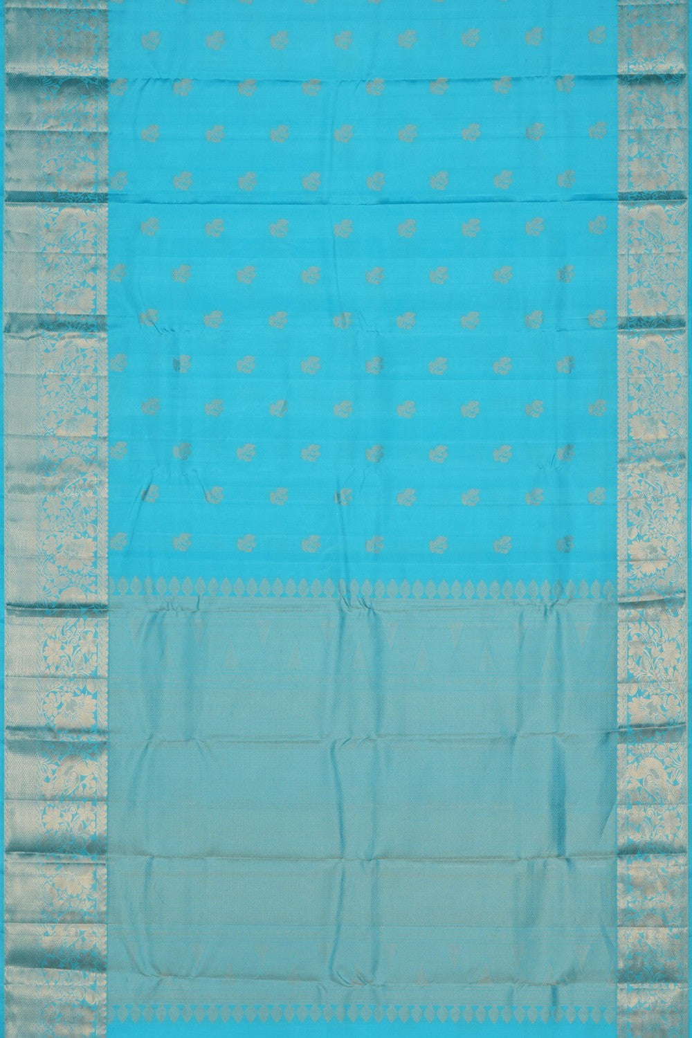 Kanchipattu Blue Saree