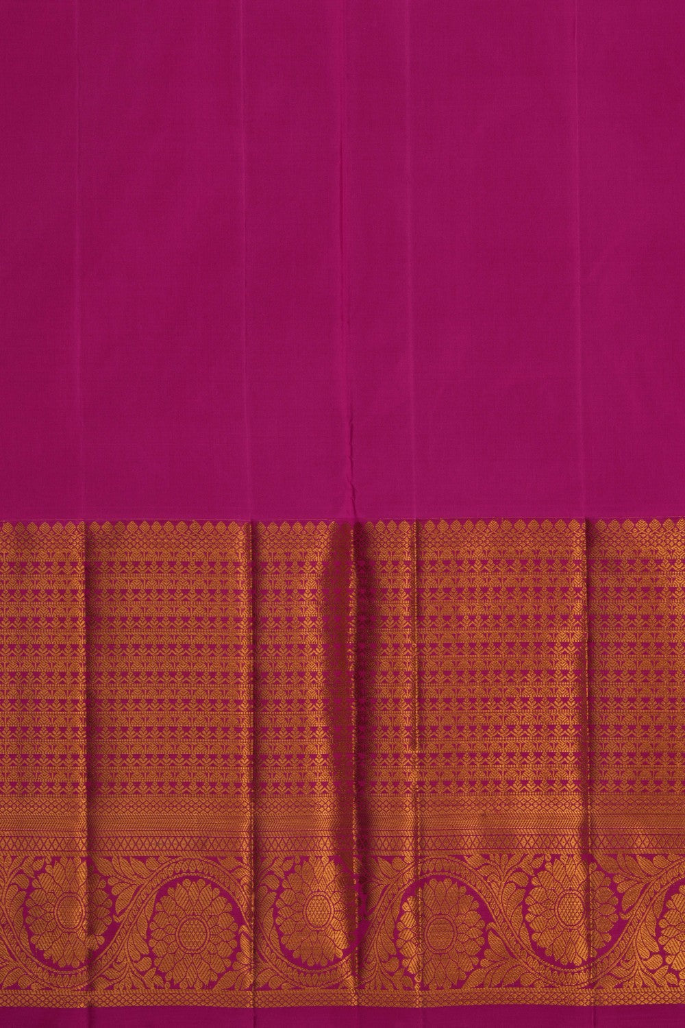 Kanchipattu Off White Pavada Unstitched Set