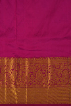 Image of Kanchipattu Purple Pavada Unstitched Set