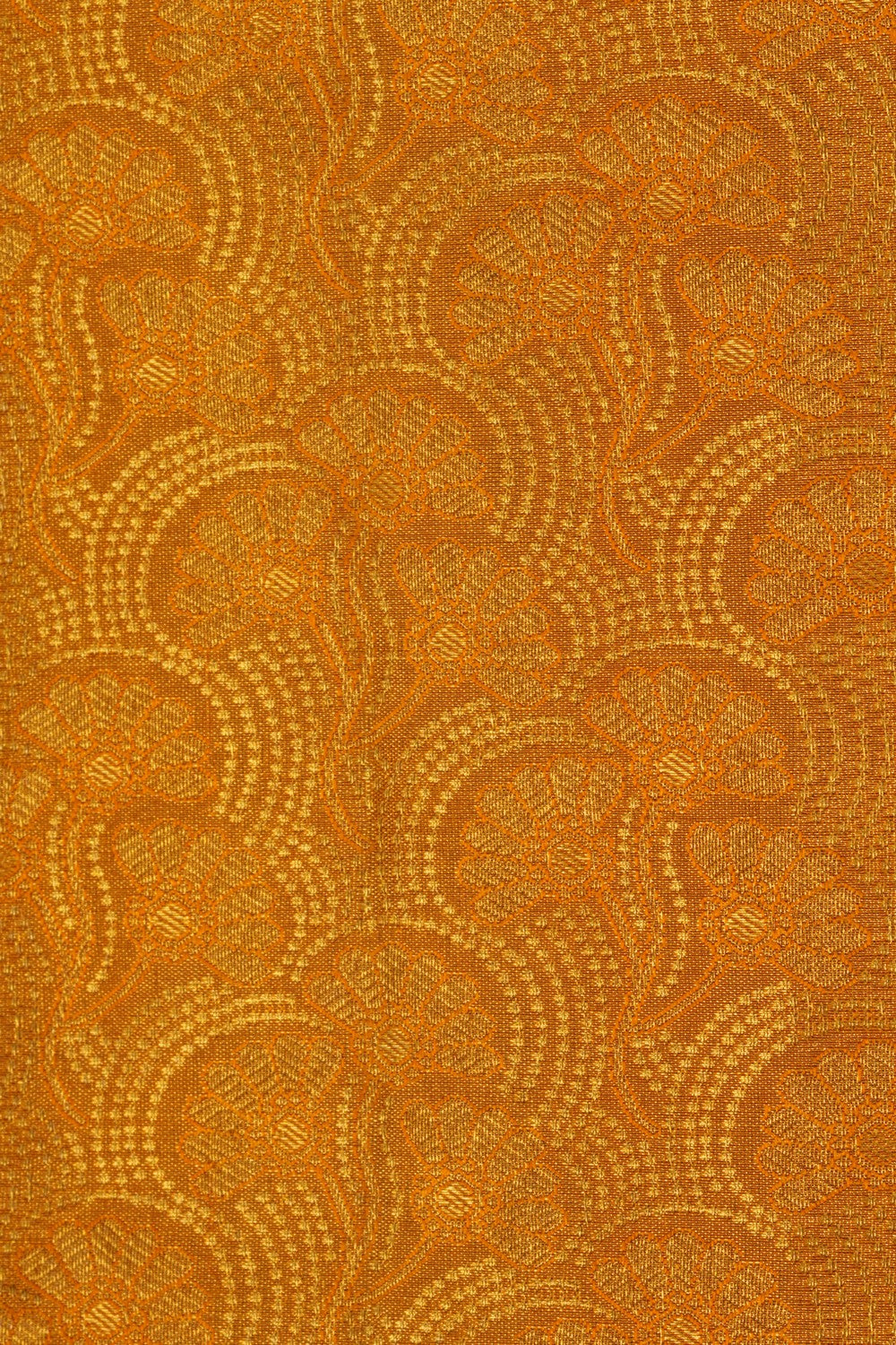 Kanchipattu Gold Tissue Pavada Unstitched Set