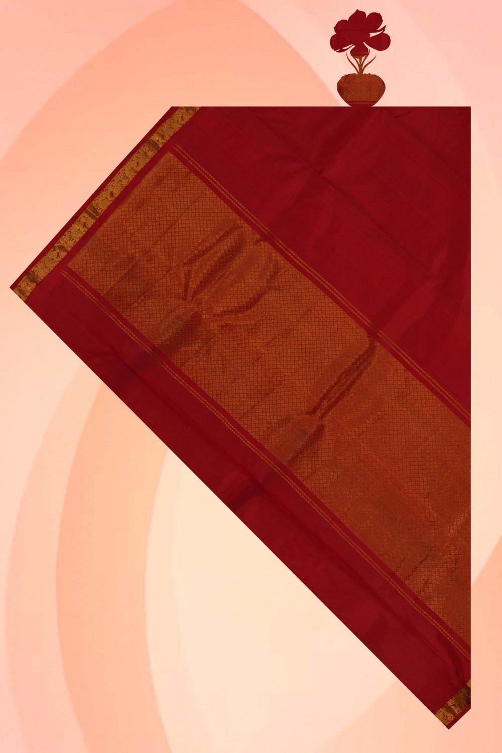 Image of Kanchipattu Red Dupatta