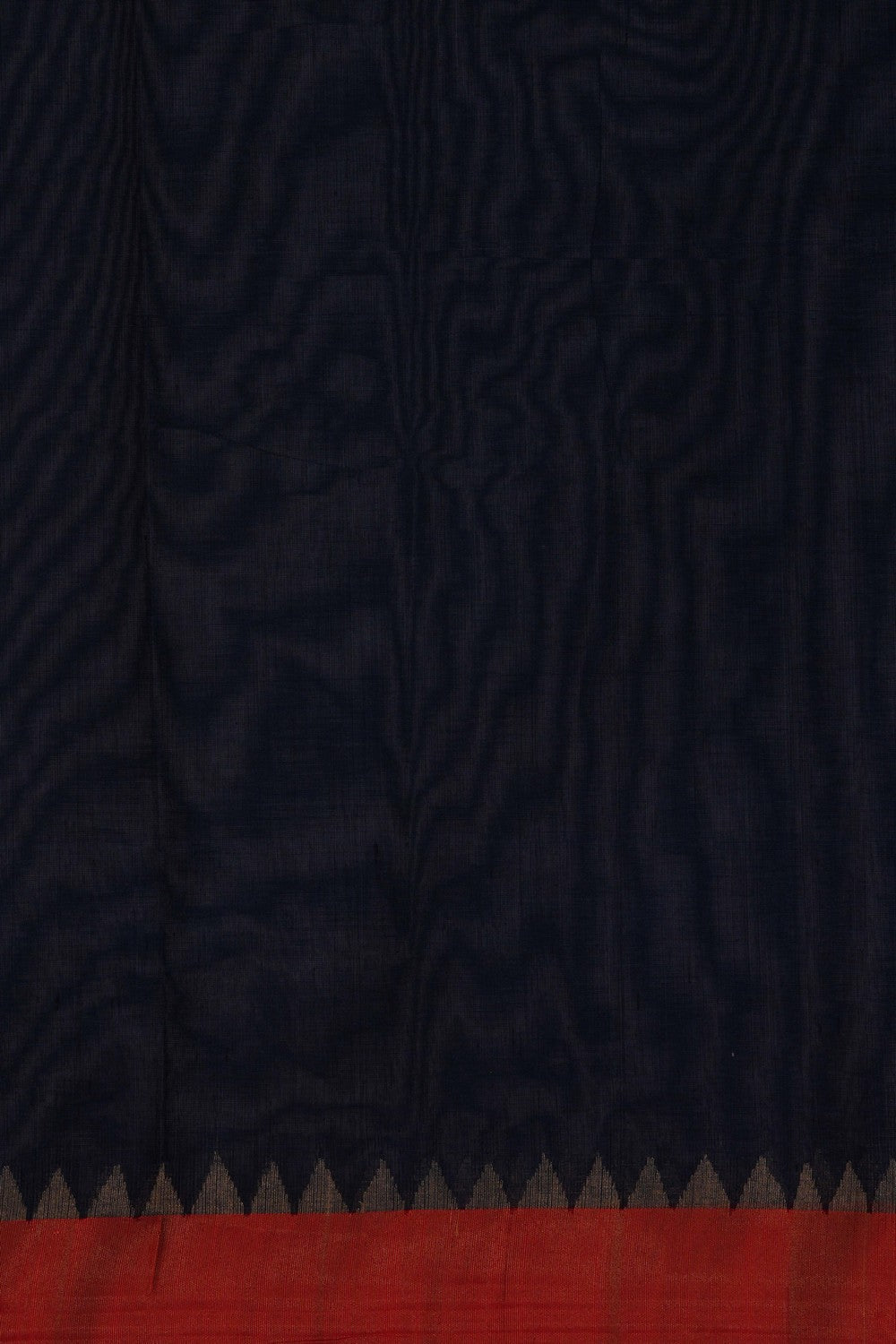Cotton Jamdani Navy Blue Saree