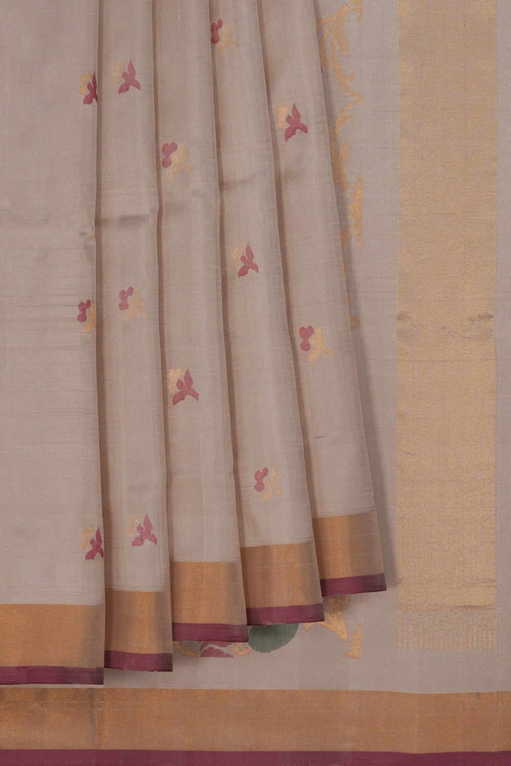 Image of Uppada Silk Beige Saree