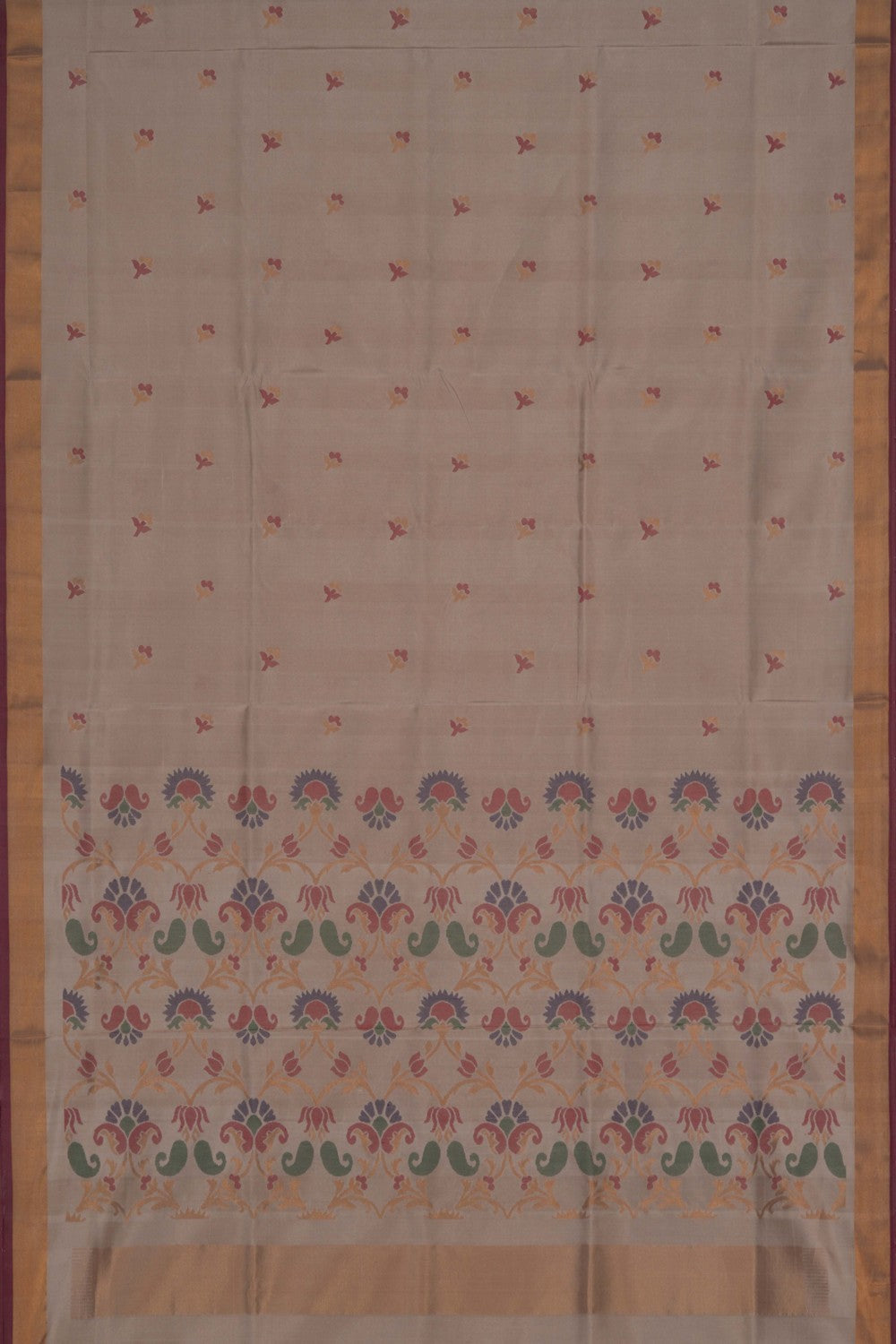 Image of Uppada Silk Beige Saree
