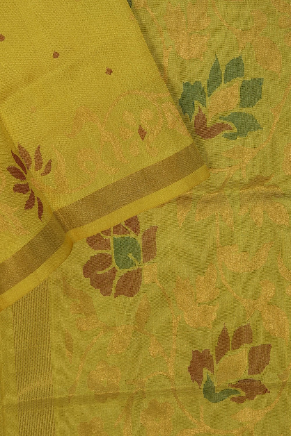 Uppada Silk Yellow Saree