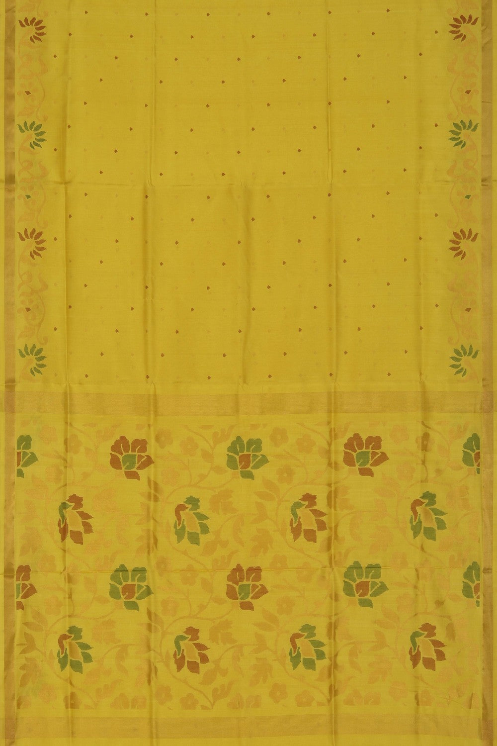 Uppada Silk Yellow Saree