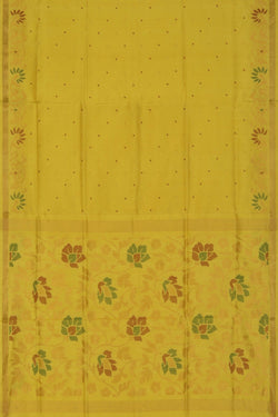 Image of Uppada Silk Yellow Saree