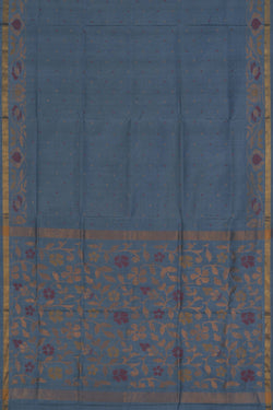 Image of Uppada Silk Grey Saree