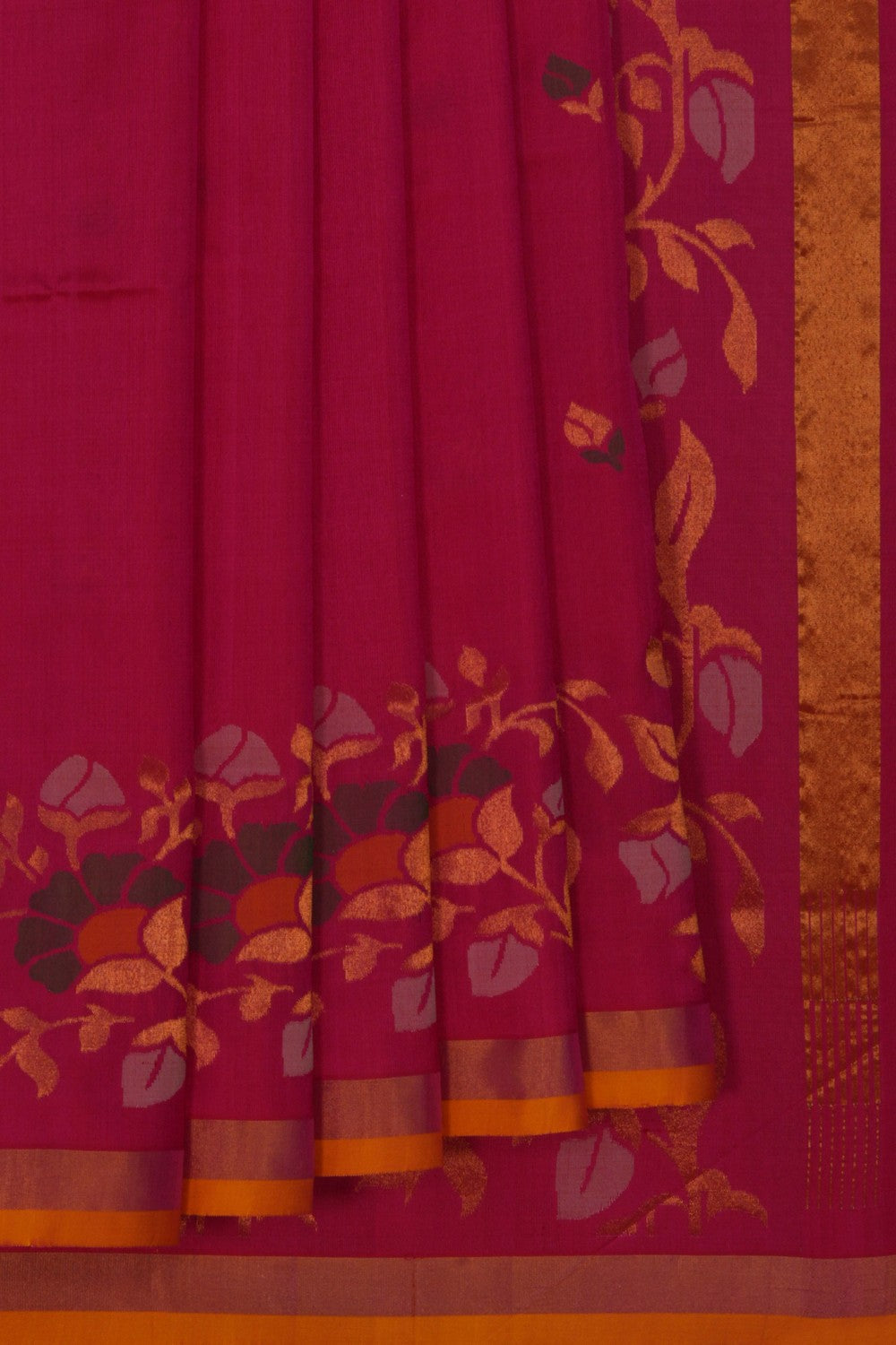 Image of Uppada Silk Pink Saree