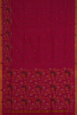 Image of Uppada Silk Pink Saree