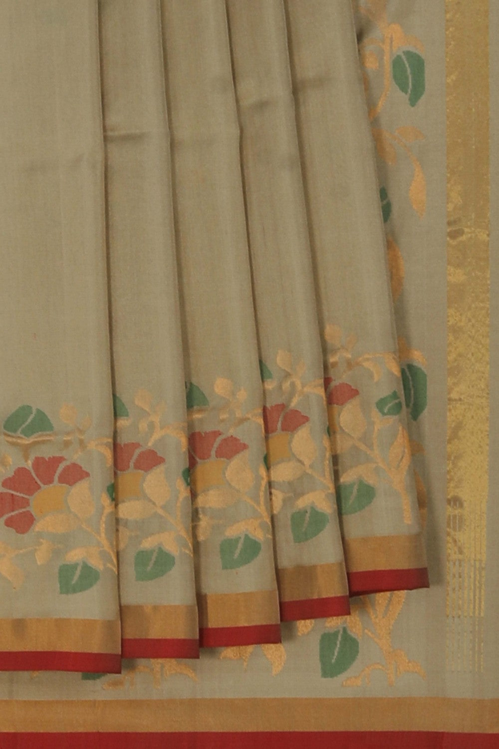 Image of Uppada Silk Beige Saree