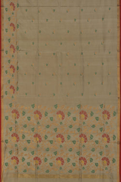 Image of Uppada Silk Beige Saree