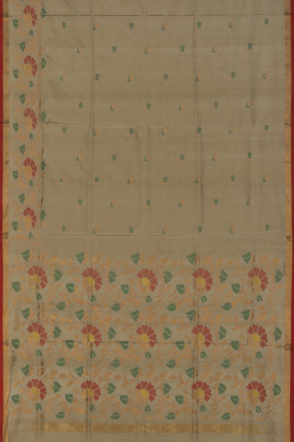 Image of Uppada Silk Beige Saree