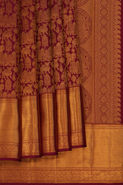 Image of Kanchipattu Brocade Red Saree