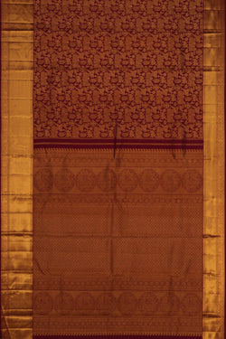 Image of Kanchipattu Brocade Red Saree