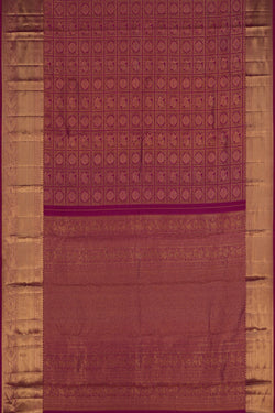 Image of Kanchipattu Brocade Pink Saree