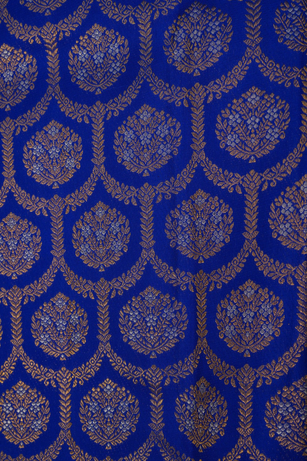 Kanchipattu Brocade Royal Blue Saree