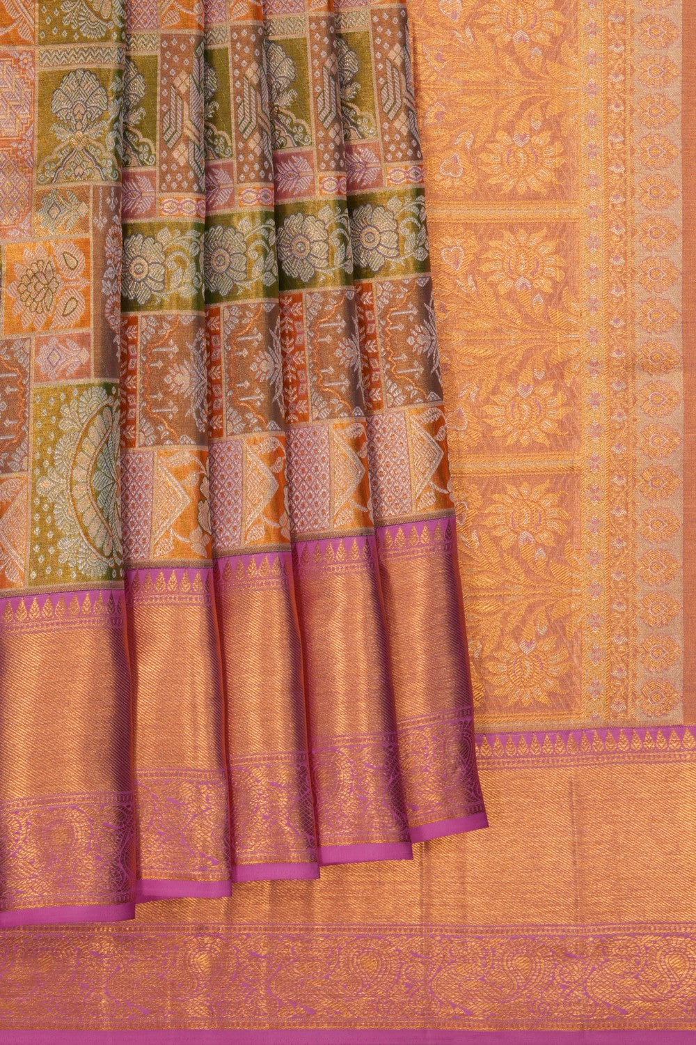 Image of Kanchipattu Tissue Brocade Saree