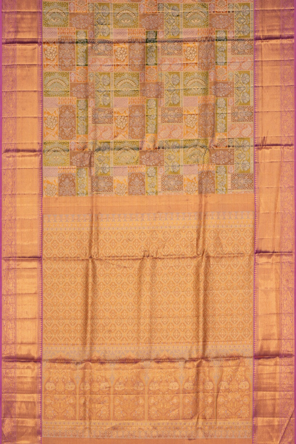 Image of Kanchipattu Tissue Brocade Saree