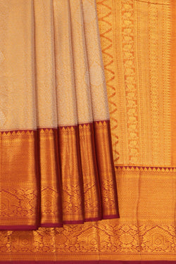 Image of Kanchipattu Tissue Brocade Gold Saree