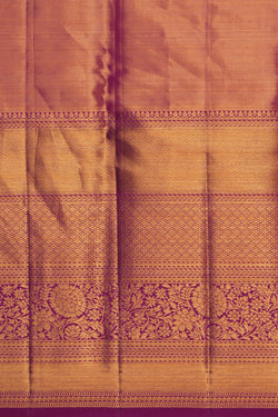 Image of Kanchipattu Tissue Brocade Gold Saree