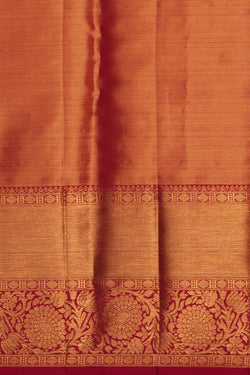 Image of Kanchipattu Tissue Brocade Gold Saree