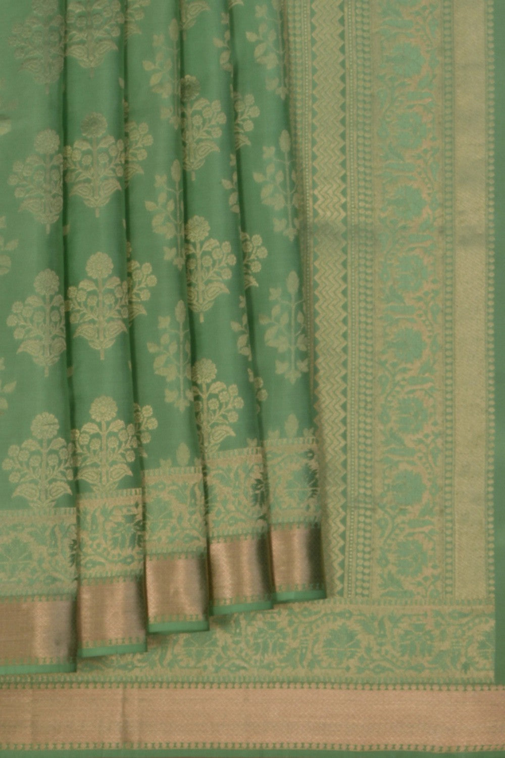 South Silk Sage Green Saree